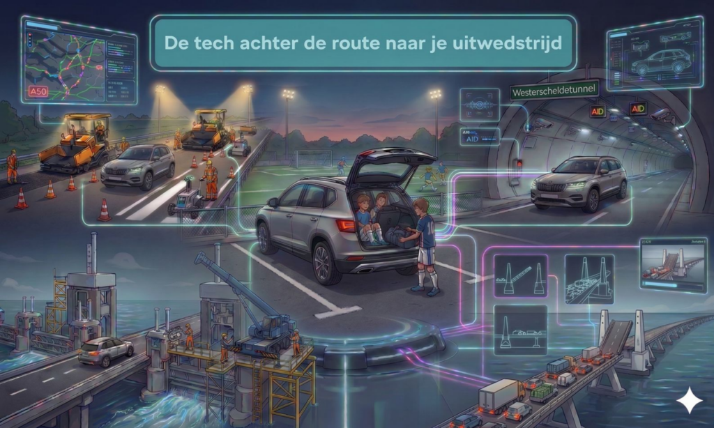 Concept TechXplore Event 2026 | De tech achter de route naar je uitwedstrijd