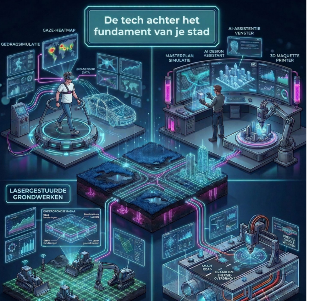Concept TechXplore Event 2026 | De tech achter het fundament van je stad